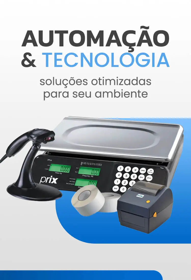 Automação comercial e tecnologia com soluções otimizadas para seu comércio